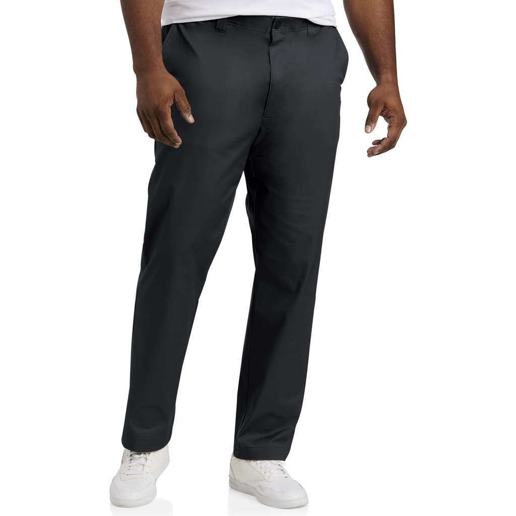 Oak Hill Straight-fit Tech Pants In Black
