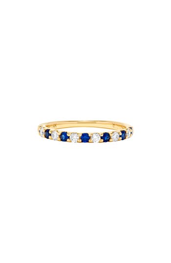 H.j. Namdar Diamond & Stone Stacking Ring In Yellow Gold