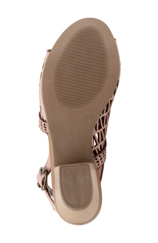 Bueno Lia Slingback Sandal In Dusty Mauve
