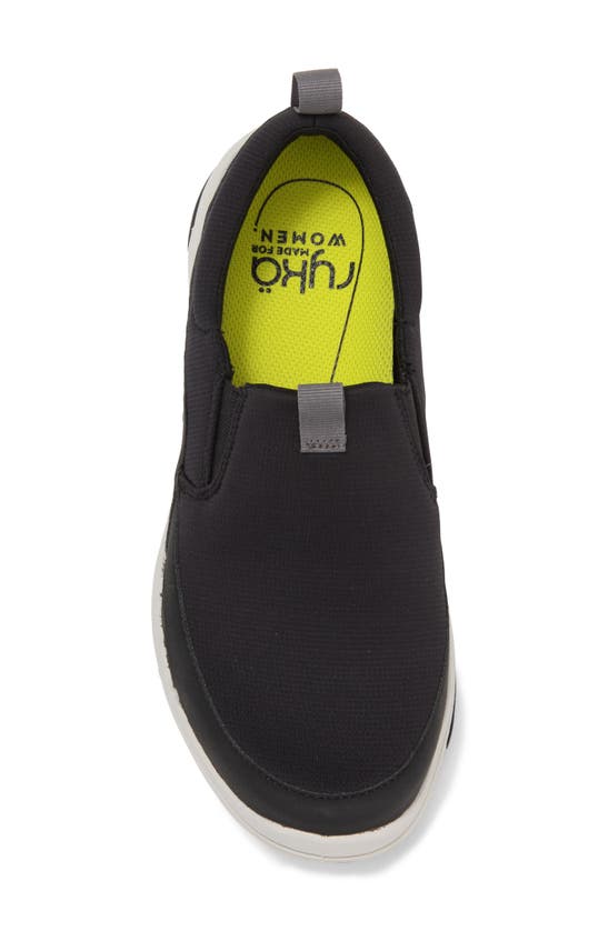 Shop Ryka Rykä Amelia Slip-on Sneaker In Black Grey