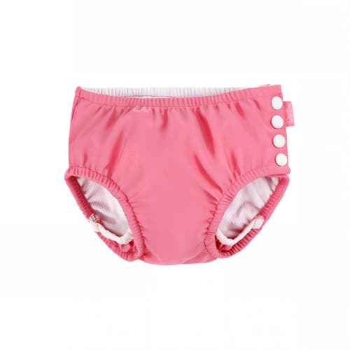 Uv Skinz Adjustable Swim Diaper Set In Wild Rose