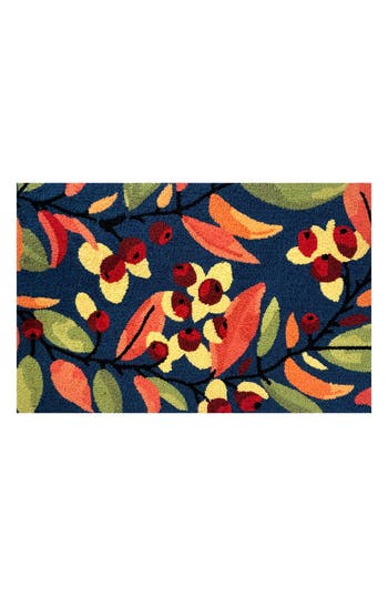 R16 Home Bittersweet Door Mat In Indigo Multi