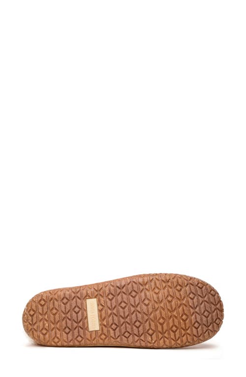 Minnetonka Tahoe Faux Fur Lined Slipper In Brown Multi