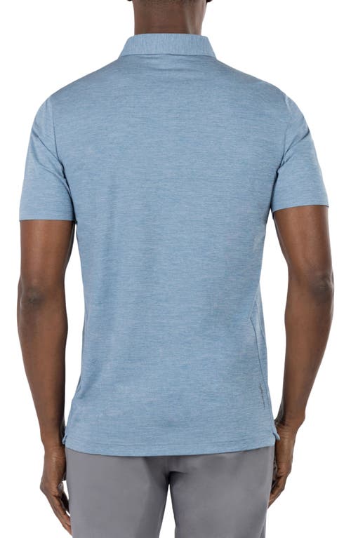 Travismathew Heating Up Polo In Heather Copen Blue