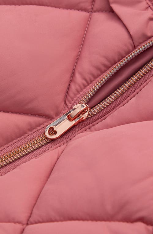 Rokka&rolla Baby Soft Lining Hooded Puffer Jacket In Pink Coral