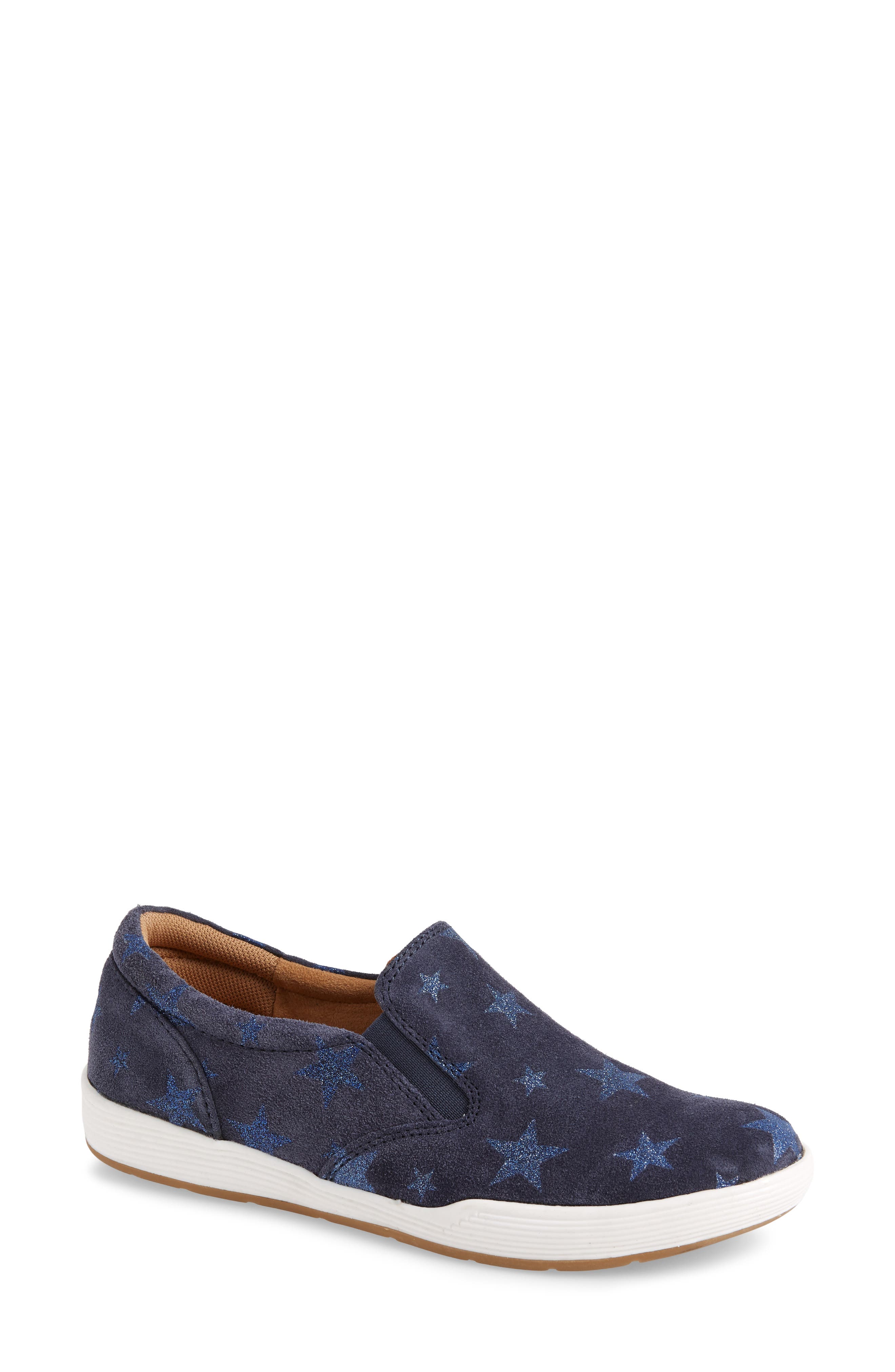 Comfortiva Linette Suede Slip-On Sneaker, Blue