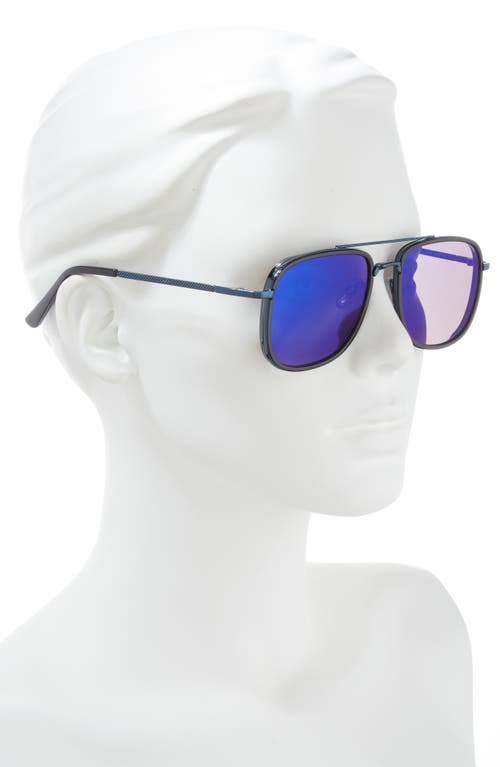 Shop Vince Camuto 54mm Navigator Sunglasses In Black/blue