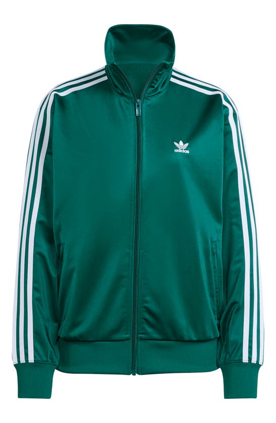 Shop Adidas Originals Firebird Recycled Polyester Track Jacket In Collegiate Green