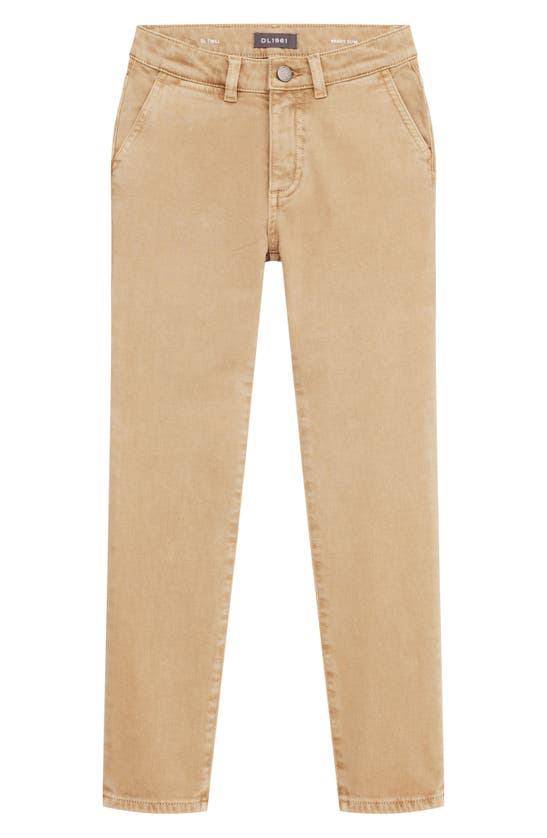 Dl1961 Kids' Brady Slim Fit Chino Pants In Khaki