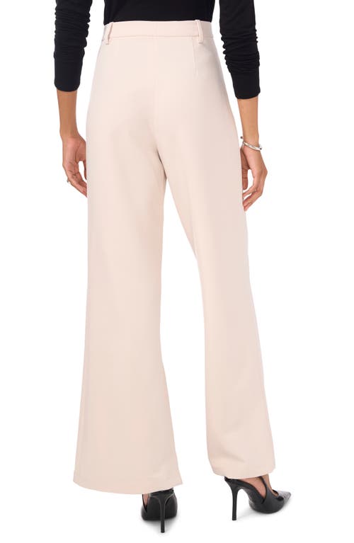 Vince Camuto Clean High Waist Inseam Slit Pants In Neutral