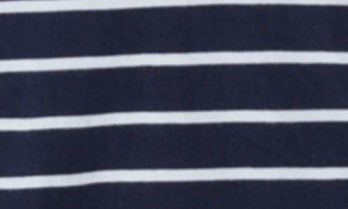 Shop Vineyard Vines Kids' Stripe Long Sleeve Pocket T-shirt In Navy/white Stripe