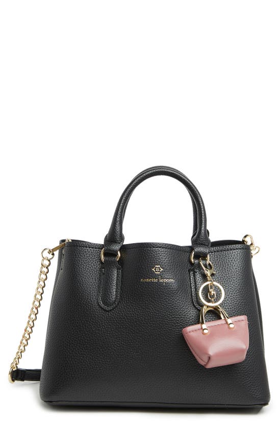 Nanette Lepore Pria Convertible Triple Satchel In Black