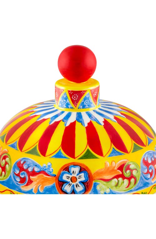 Dolce & Gabbana Dolce&gabbana Medium Covered Ceramic Bowl In Red