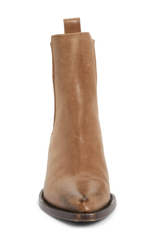 Golden Goose Debbie Pointed Toe Chelsea Boot In Sand
