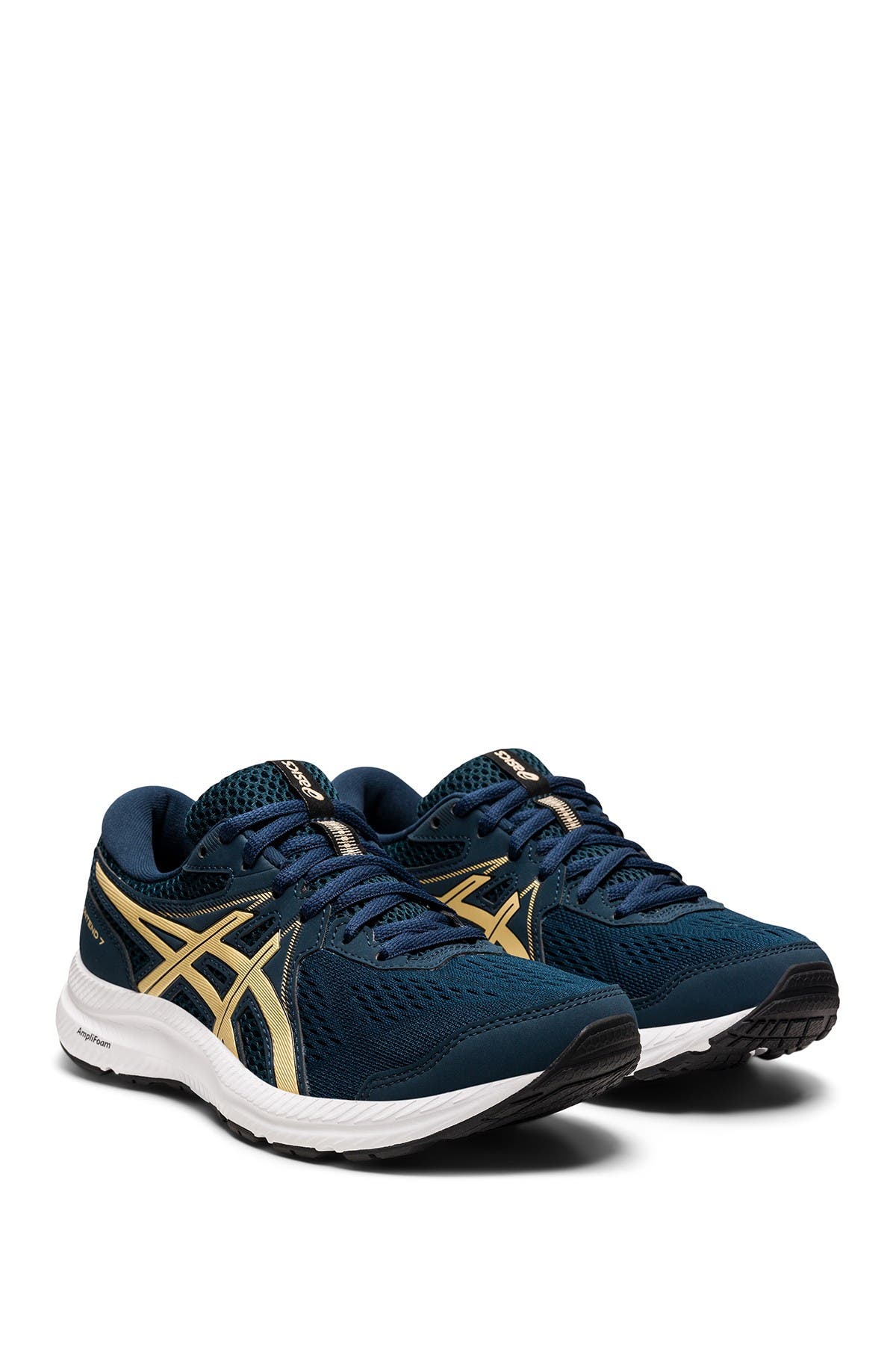 Asics Gel-contend 7 Sneaker In French Blue/champagne