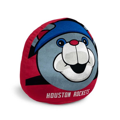 PEGASUS HOME FASHIONS Houston Rockets Plushie Mascot Pillow in Red