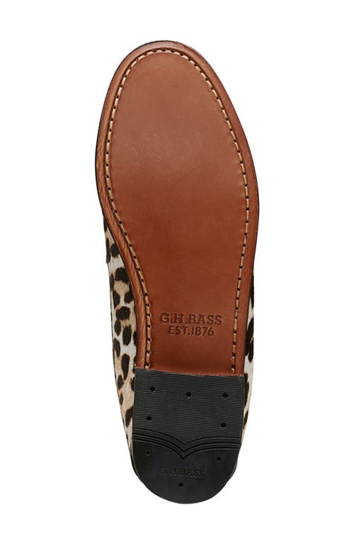 G.h.bass Whitney Genuine Calf Hair Penny Loafer In Dark Tan Combo