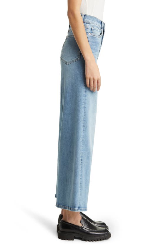 Shop Frame Le Palazzo Crop Wide Leg Jeans In Colorado