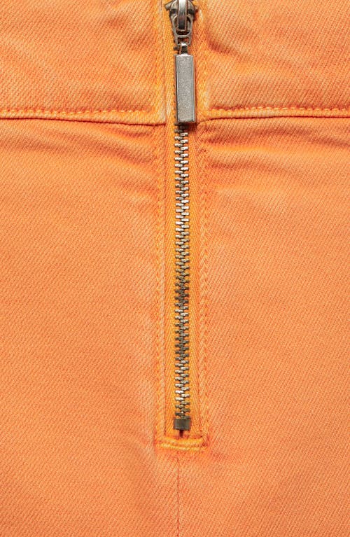 Mango Women's Capri Slim-fit Jeans In Orange
