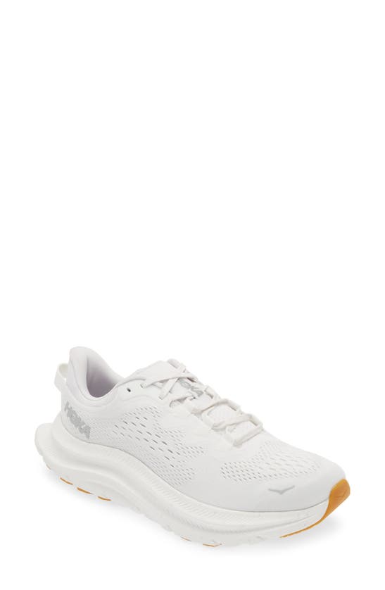 Hoka Women's Kawana 2 Low Top Trainer Sneakers In White / Nimbus Cloud