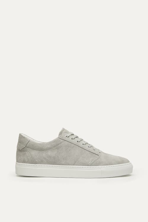 Want Les Essentiels De La Vie Want Les Essentiels Lennon 2.0 Suede Leather Low Sneaker In Grey