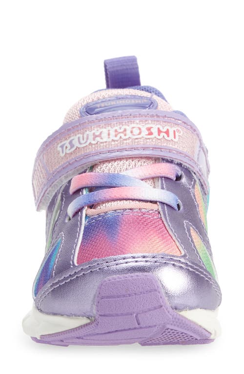 Shop Tsukihoshi Rainbow Sneaker In Lavender/multi