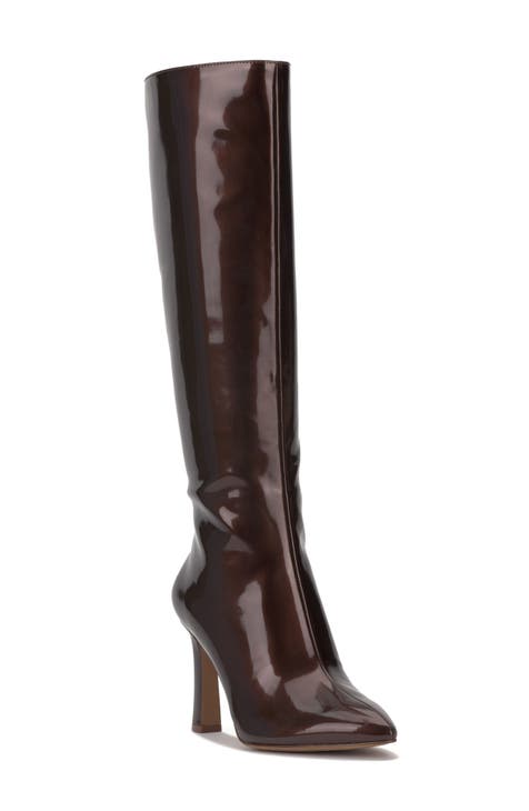 Brown Wide-Calf Boots for Women