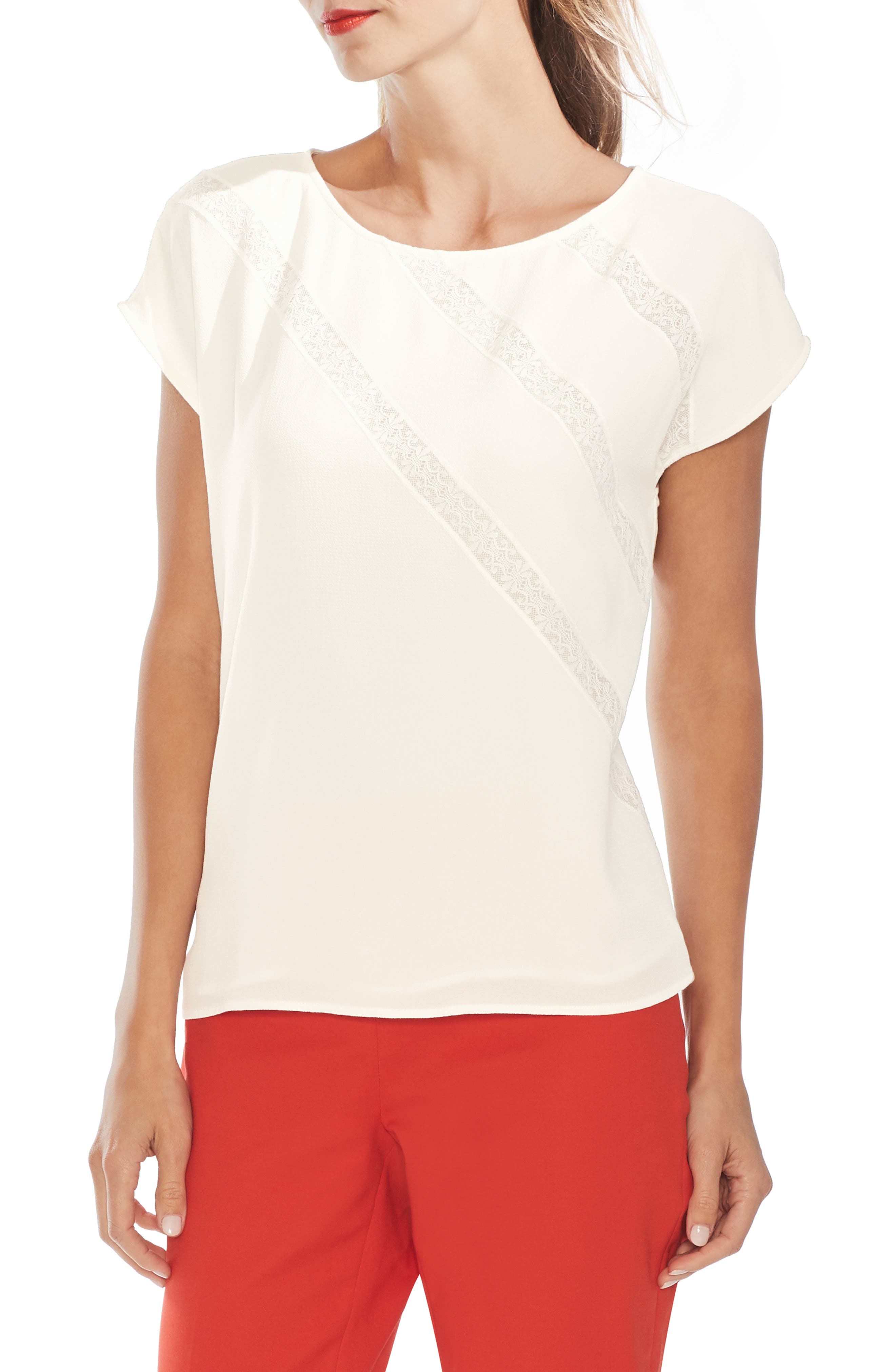 vince camuto lace top