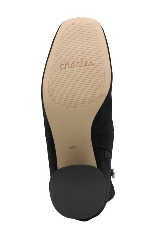 Charles By Charles David Olivia Bootie In Black-ms