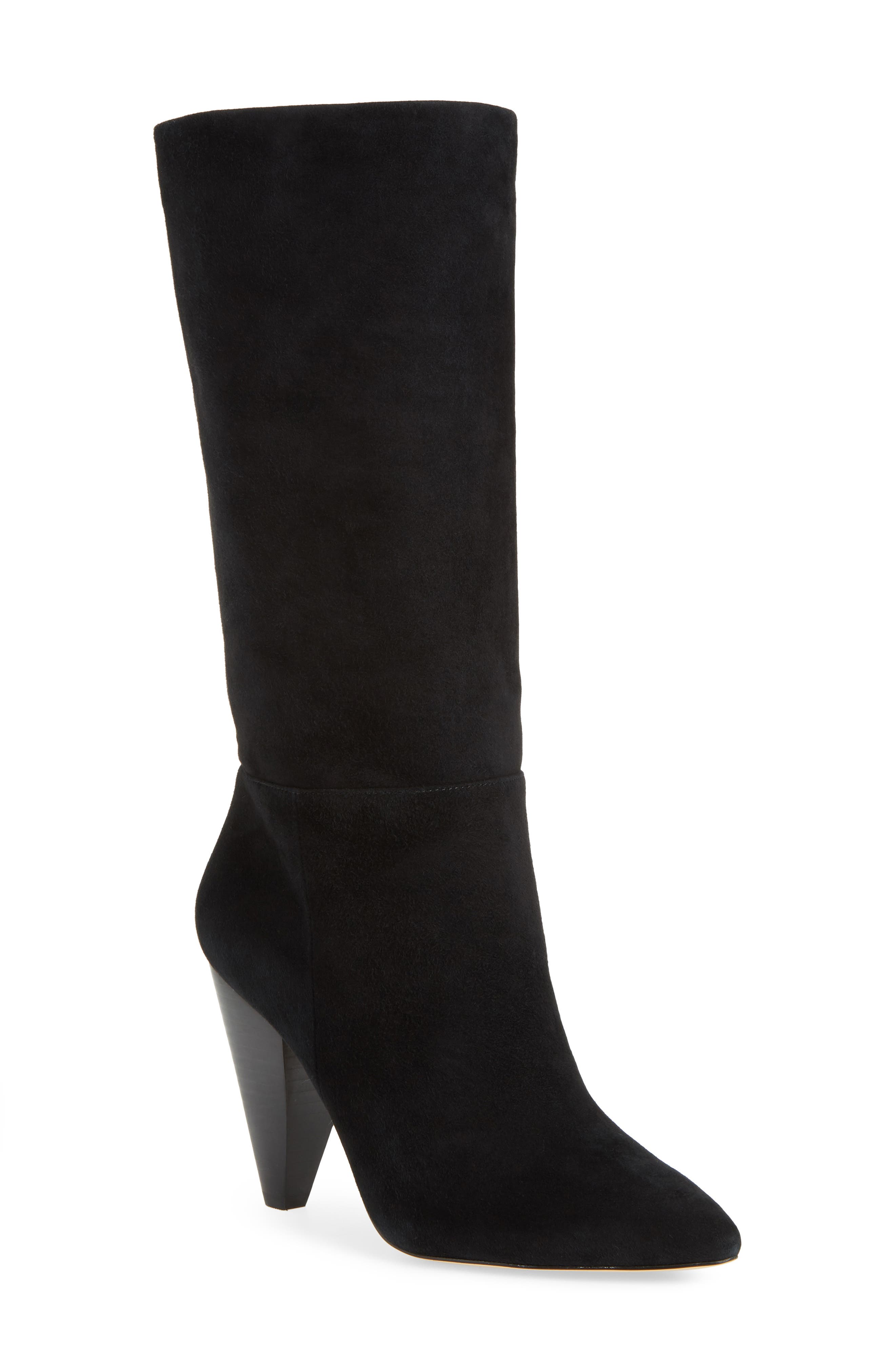 Something Navy Parker Suede Boot (Women 