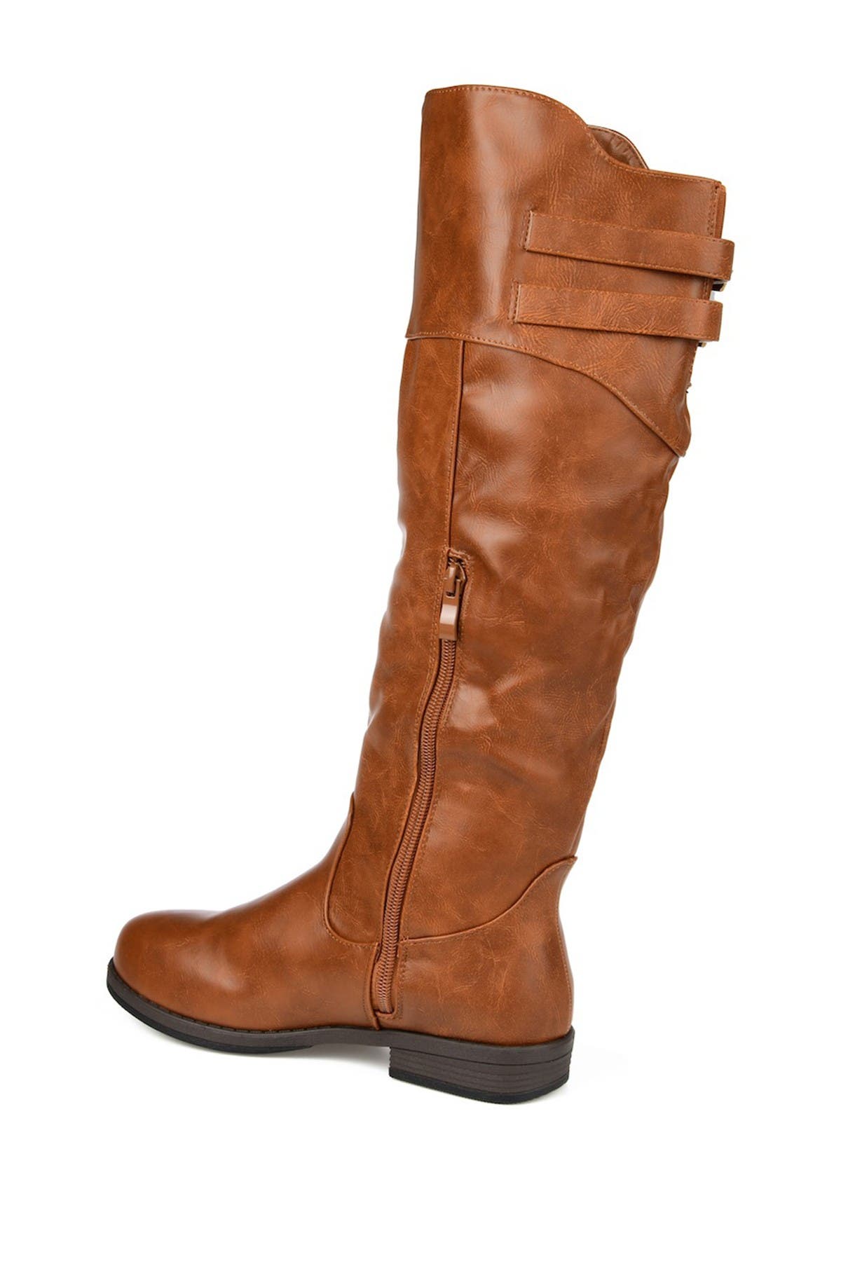Journee Collection Tori Riding Boot In Light/pastel Brown6