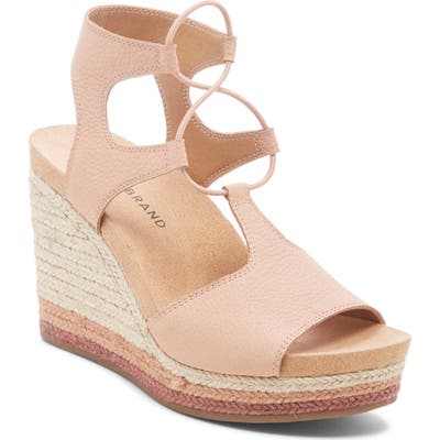 Lucky Brand Yejida Espadrille Wedge Sandal- Beige
