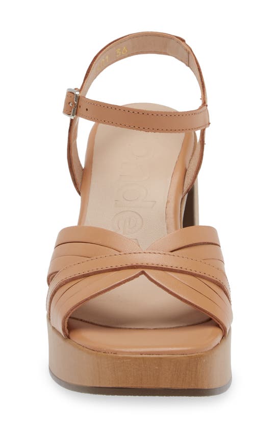 Shop Wonders Block Heel Sandal In Iseo Sand