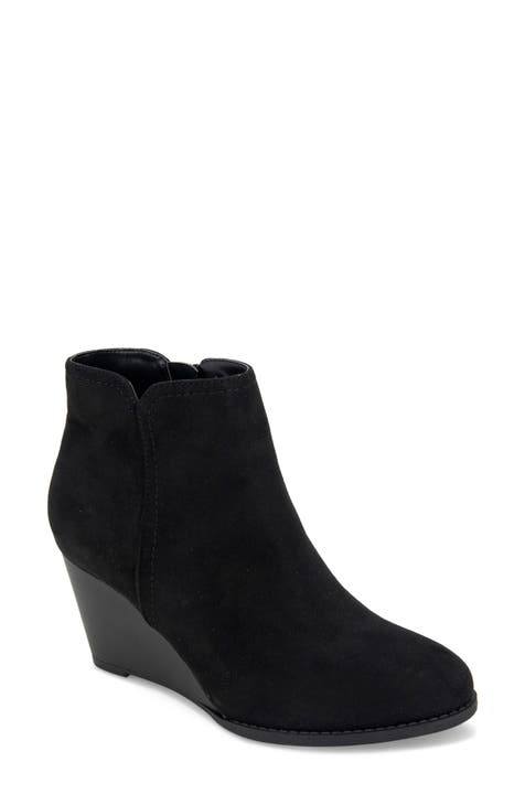 Kensie lokia store suede ankle booties