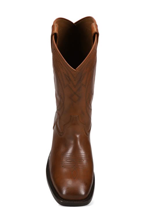 Frye Nash Deco Western Boot In Caramel