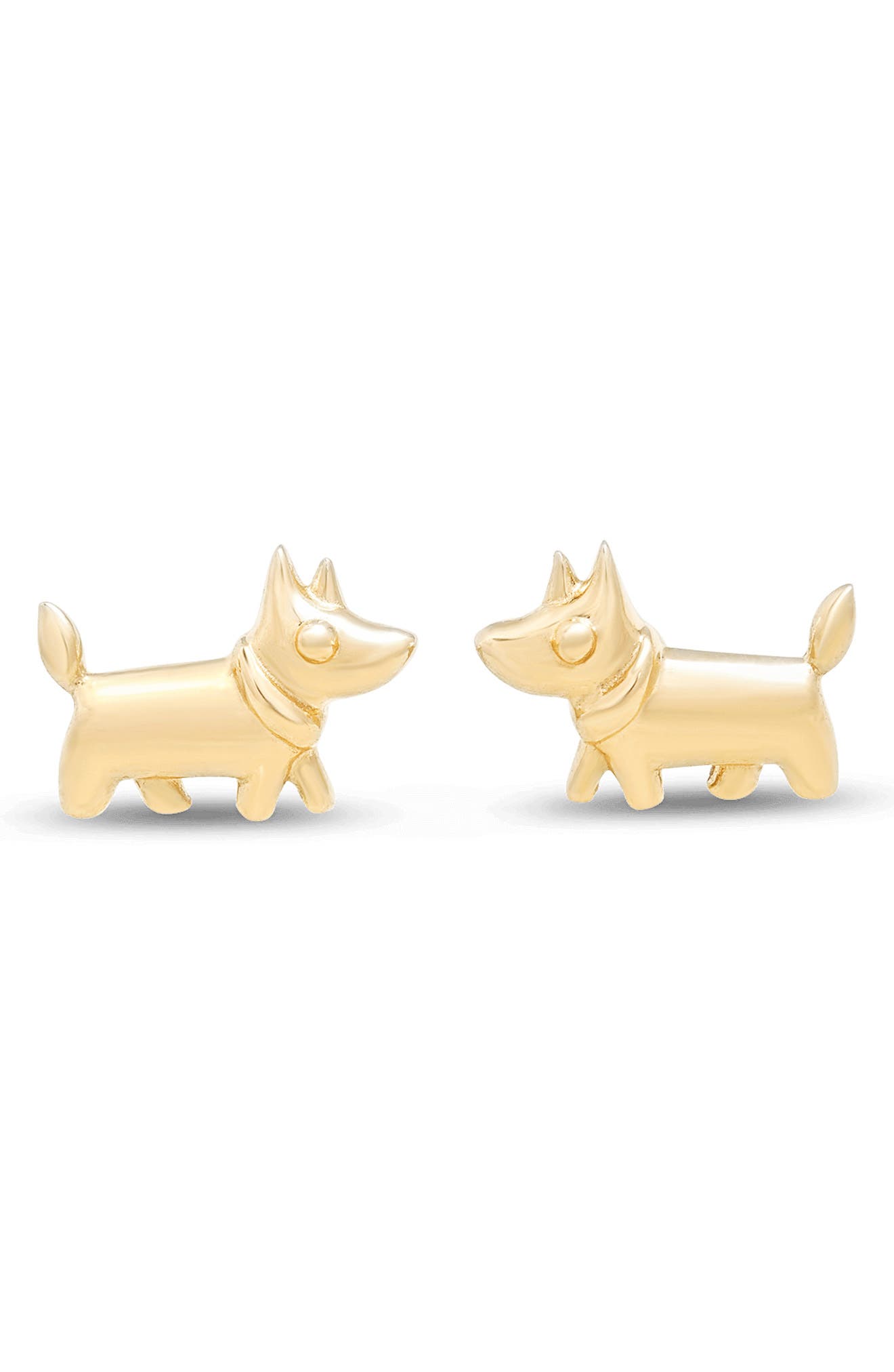 dog stud earrings