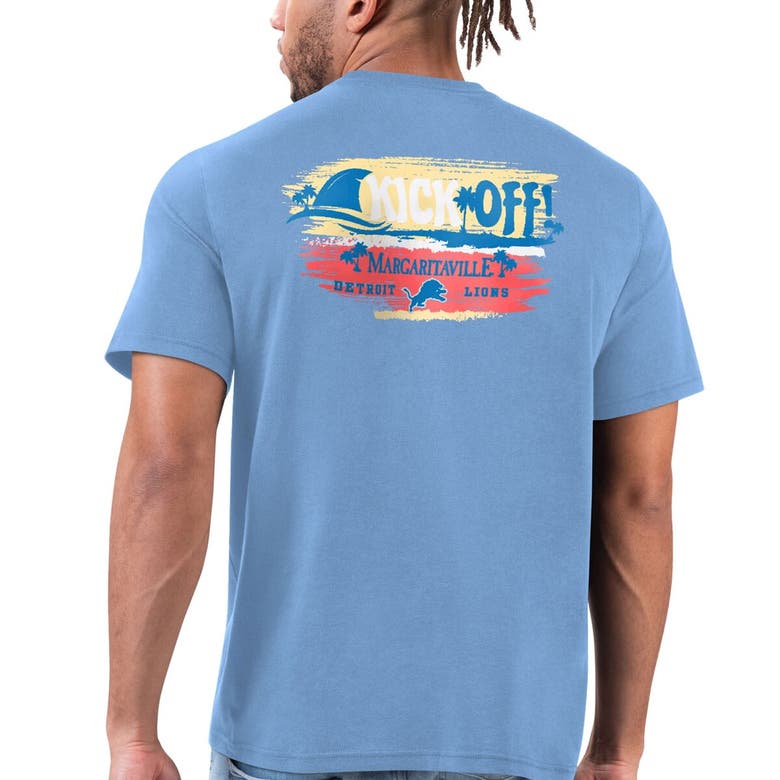 Shop Margaritaville Blue Detroit Lions T-shirt