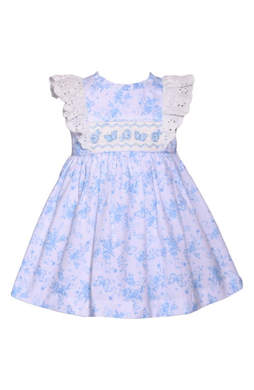 Bonnie Jean Kids' Ruffle Toile Party Dress Blue at Nordstrom