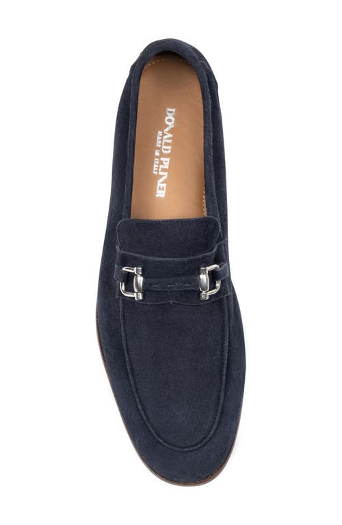 Shop Donald Pliner Slade Loafer In Navy