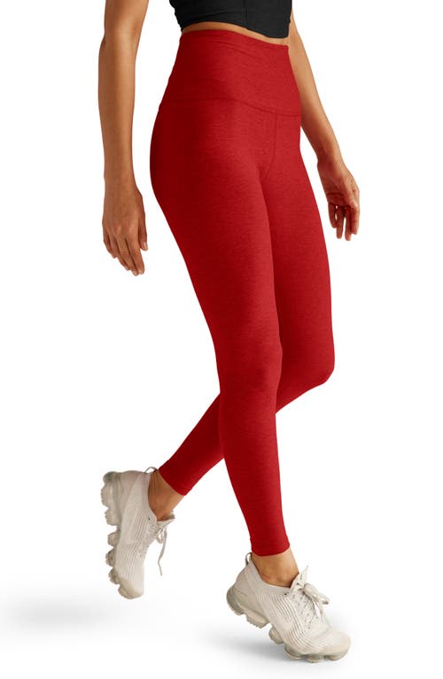 Shop Beyond Yoga Caught In Ruby Red Heather