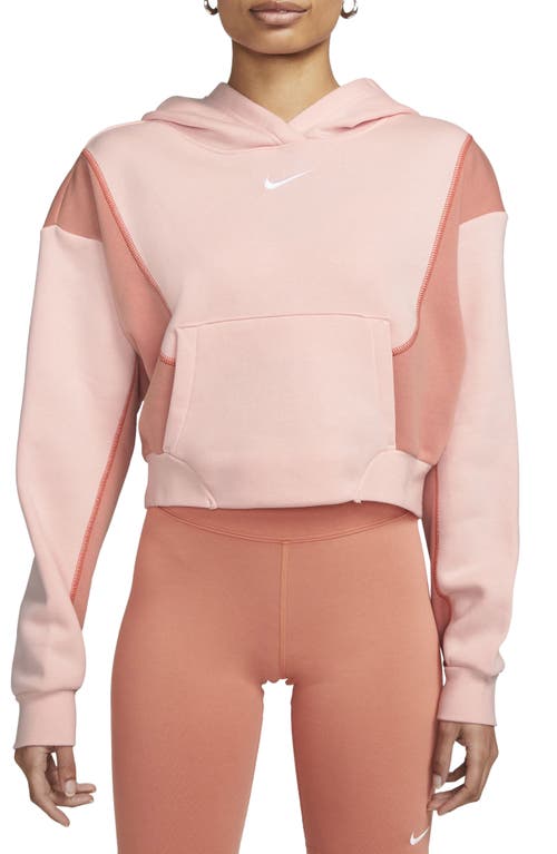 Nike Sportswear Oversize Fleece Hoodie Atmosphere/Lght Mddr Rt at Nordstrom, Regular