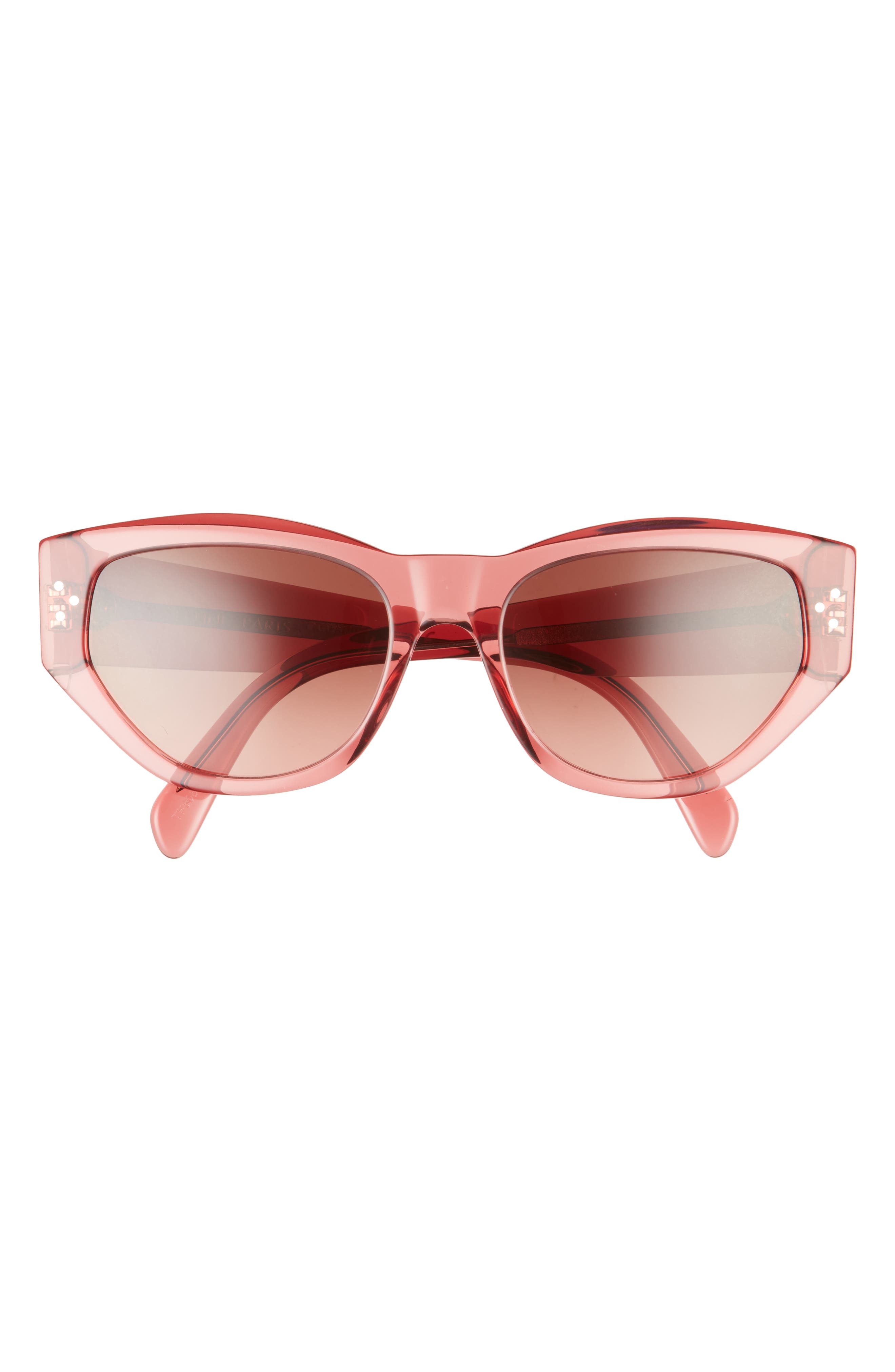 Oversized BIG Large AUDREY Eye Round D Frame Fashion 3 Dots Top Sunglasses L 