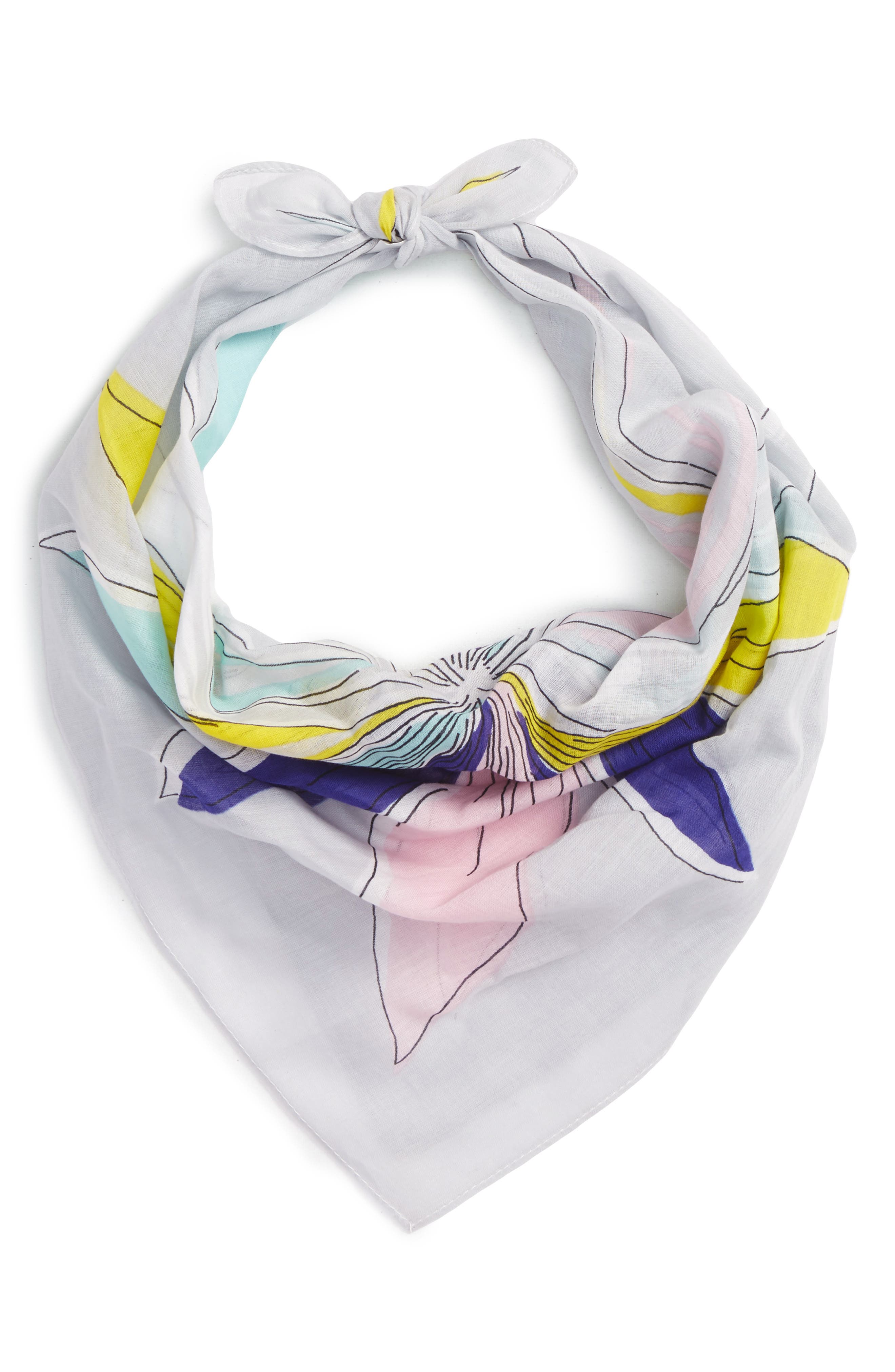 Echo Floral Cotton Scarf Nordstrom