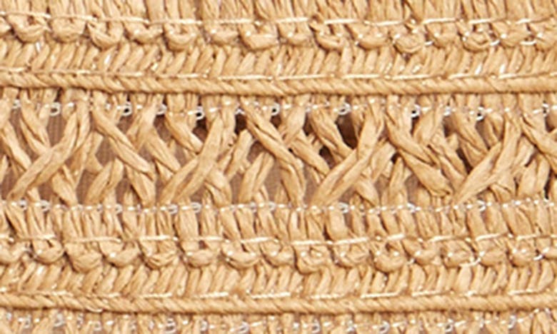 Vince Camuto Open Weave Cowgirl Hat In Tan