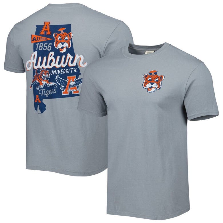 Image One Graphite Auburn Tigers Vault State Comfort T-shirt