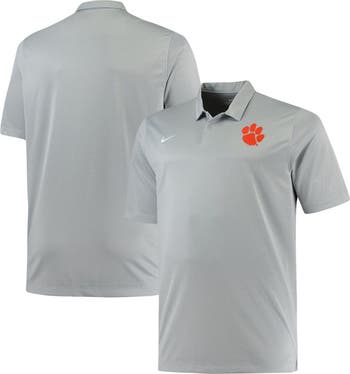 Nike Men s Nike Heathered Gray Clemson Tigers Big Tall Performance Polo Nordstrom