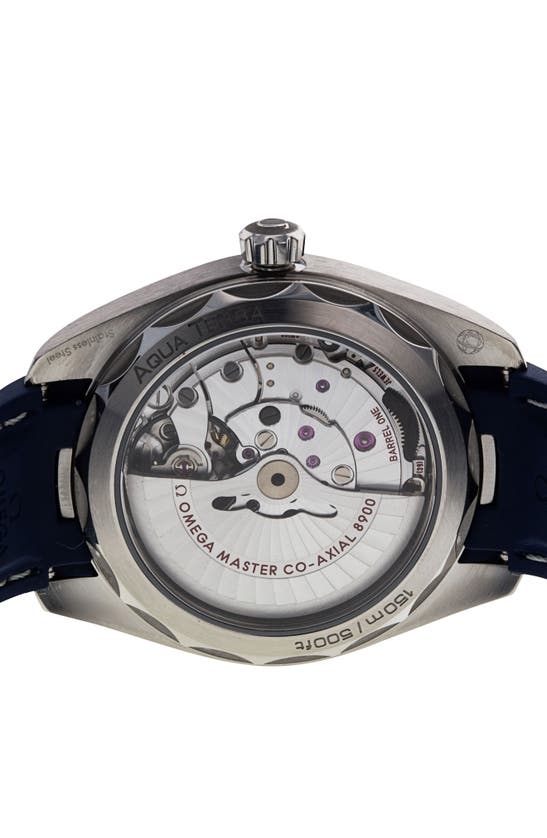 Shop Watchfinder & Co. Omega  2016 Seamaster Aqua Terra 150m Automatic Rubber Strap Watch, 41mm In Grey