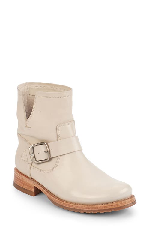 Frye Veronica Moto Boot White Cow Leather at Nordstrom,