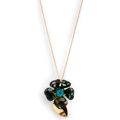 Kate Spade New York Petal Pushers Mini Pendant Necklace