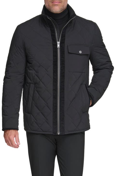 Buy AlfaQ On fire varsity jacket for Men and Women (M, Black) at